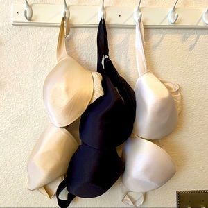 Set of 3 40D Padded Bras